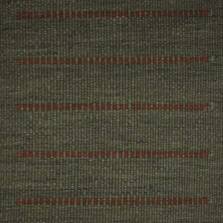 Priser på C. Olesen Kelim tæppe - Mista Stripe - Mossgreen/Chestnut