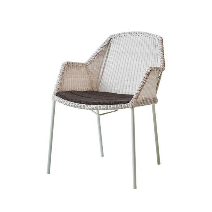 Priser på Cane-line Breeze havestol - Hvid - Focus dark grey