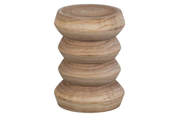 Priser på WOOOD Babs taburet, rund - natur paulownia træ (Ø31)