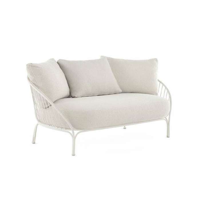 Priser på Kartell Hiray Sofa med hynder - Hvidt stel med hvide hynder