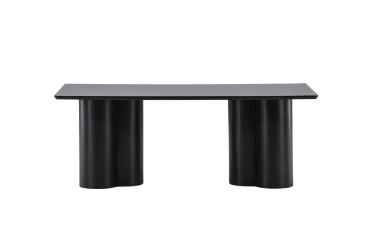 Priser på VENTURE DESIGN Olivia sofabord, rektangulær - sort 3D-papir MDF (60x120)