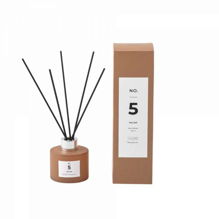 Priser på Bloomingville - NO. 5 - Sea Salt Duftpinde, Brun, Duftevand