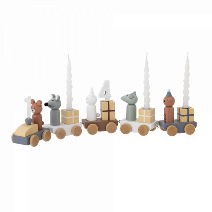 Priser på Bloomingville - Junaid Fødselsdagsdekoration, Brun, FSC®100%, MDF