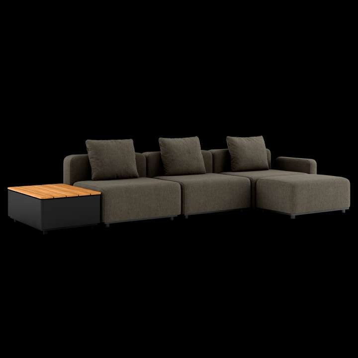 Priser på Cobana Lounge Sofa - 3 seater w/ Patio Storage Table