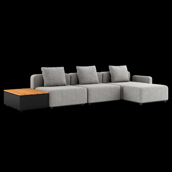 Priser på Cobana Lounge Sofa - 3 seater w/ Patio Storage Table