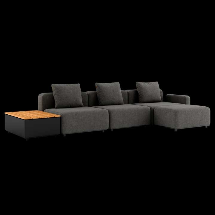 Priser på Cobana Lounge Sofa - 3 seater w/ Patio Storage Table