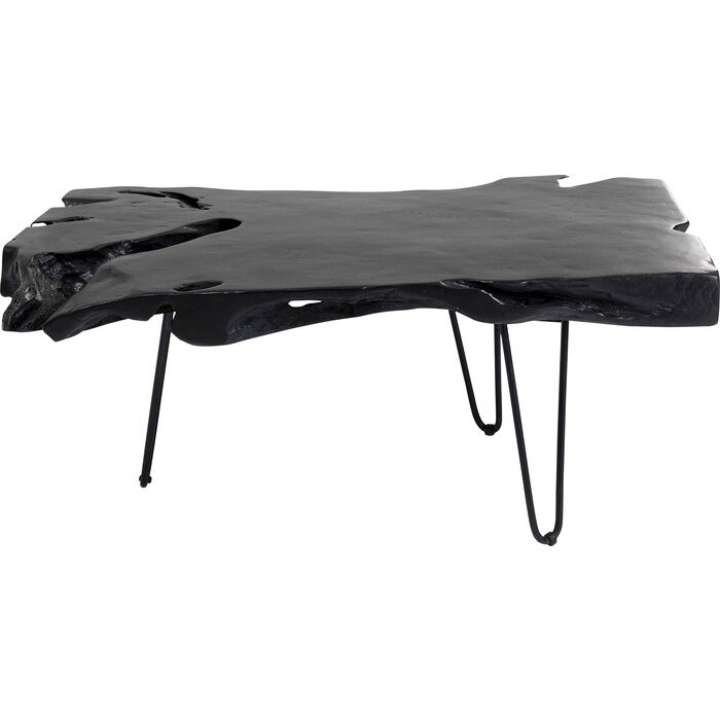 Priser på KARE DESIGN Aspen sofabord, organisk - sort teaktræ og stål (100x40)