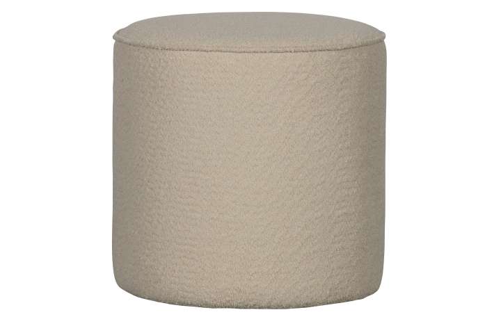 Priser på WOOOD Sara høj puf, rund - creme polyester (Ø46)