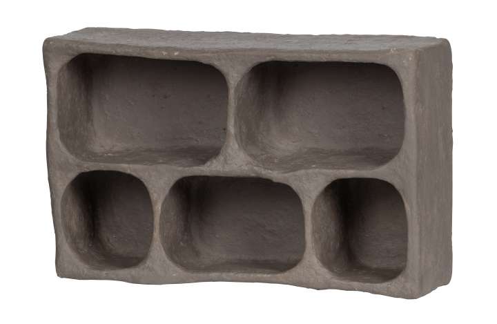 Priser på WOOOD Collection væghylde, rektangulær - grå papmache