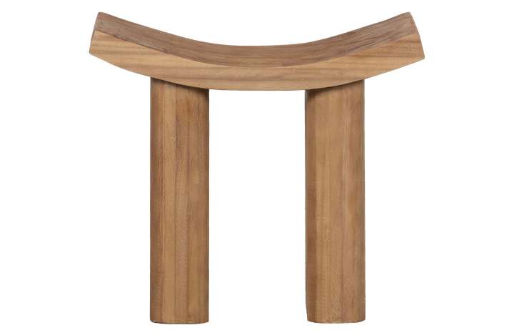 Priser på WOOOD Collection taburet, rektangulær - natur paulowniatræ (50x25)