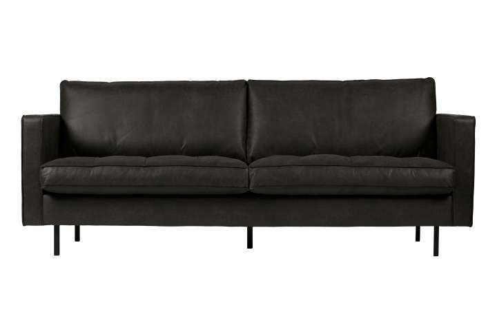 Priser på WOOOD Rodeo 2,5 pers. sofa - sort stof