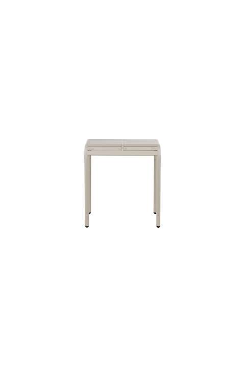 Priser på VENTURE DESIGN Borneo udendørs loungebord, kvadratisk - beige aluminium (70x70)