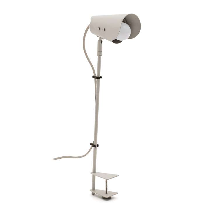 Priser på KAVE HOME Jula skrivebordslampe, m. klemme - grå metal
