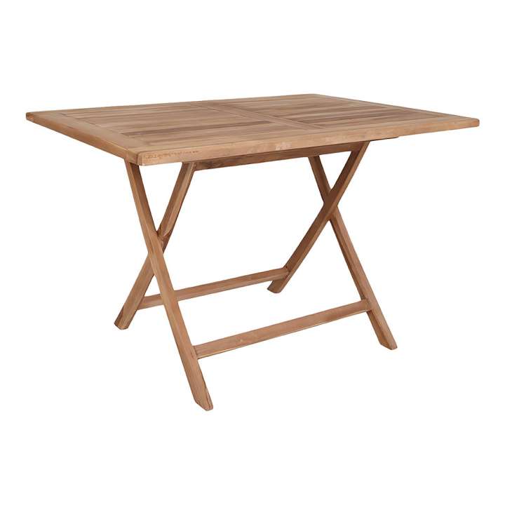 Priser på HOUSE NORDIC Oviedo spisebord - natur teaktræ, rektangulær (120x80)