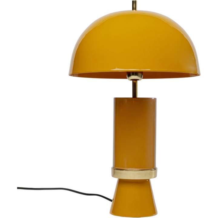 Priser på KARE DESIGN Josy bordlampe - gul og okkergul emalje stål