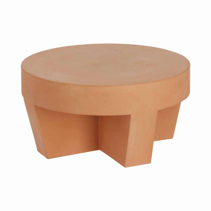 Priser på KAVE HOME Vilena havebord, rund - terracotta (Ø60)