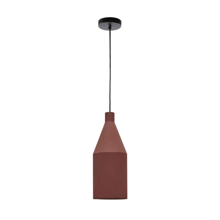Priser på KAVE HOME Peralta loftlampe, rund - terracotta metal (Ø15)