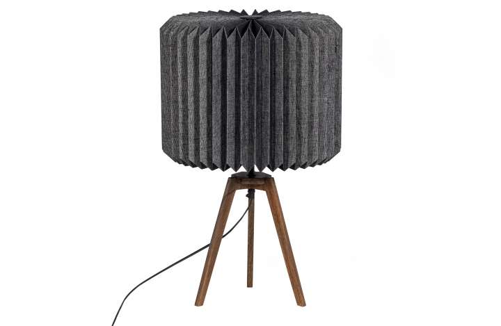 Priser på WOOOD Bones bordlampe - sort papir og natur