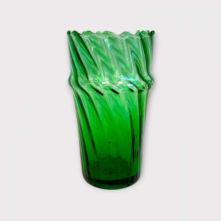 Priser på Beldi glas Twist grøn - 6 stk.