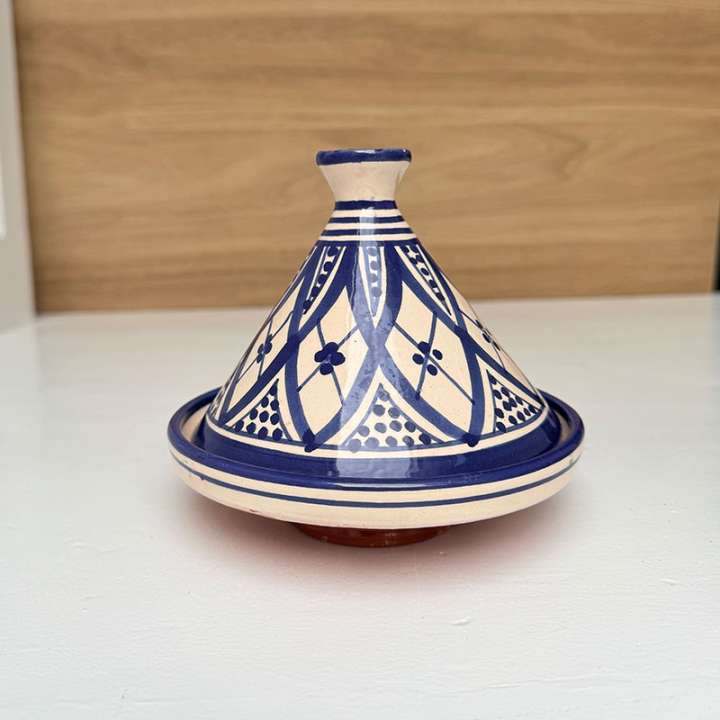 Priser på Marokkansk tagine - 15 cm Blå