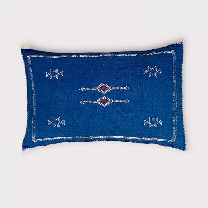 Priser på Kaktussilke pudebetræk 40x60 cm blå Motiv 3
