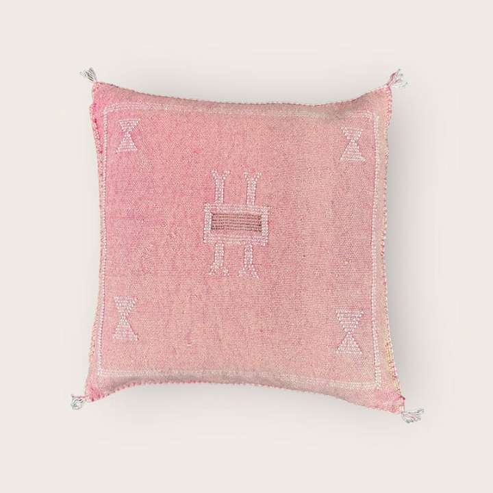 Priser på Kaktussilke pudebetræk - rosa Rosa3