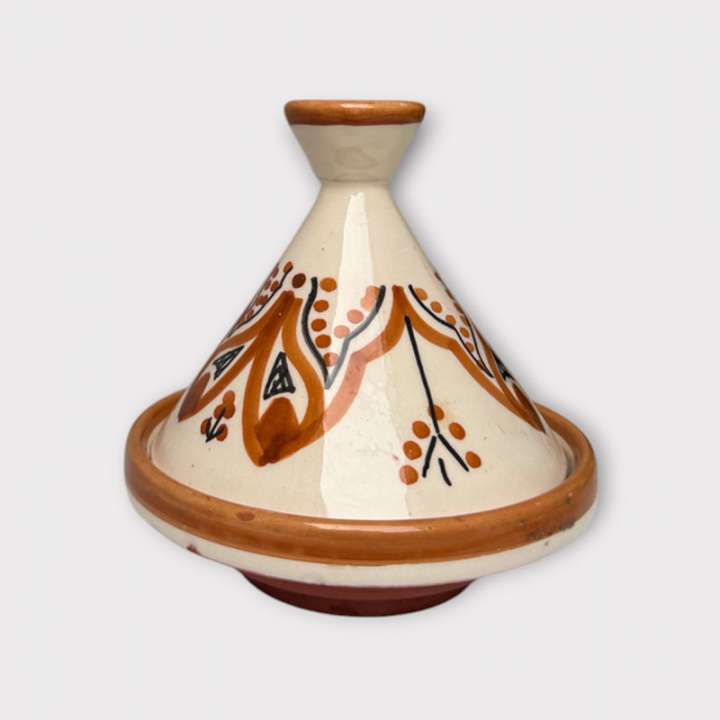 Priser på Marokkansk tagine - 13 cm Brun blomst
