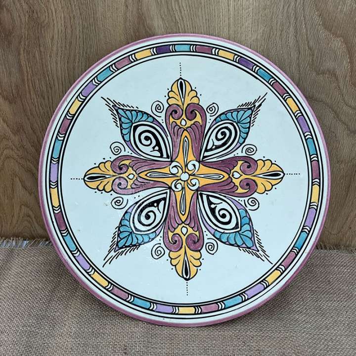 Priser på Marokkanske fad 35 cm. VIOLETTE TONER Violet artist