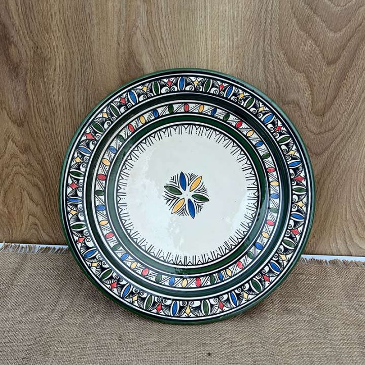 Priser på Marokkanske fad 35 cm. GRØNTONER Grøn artist2