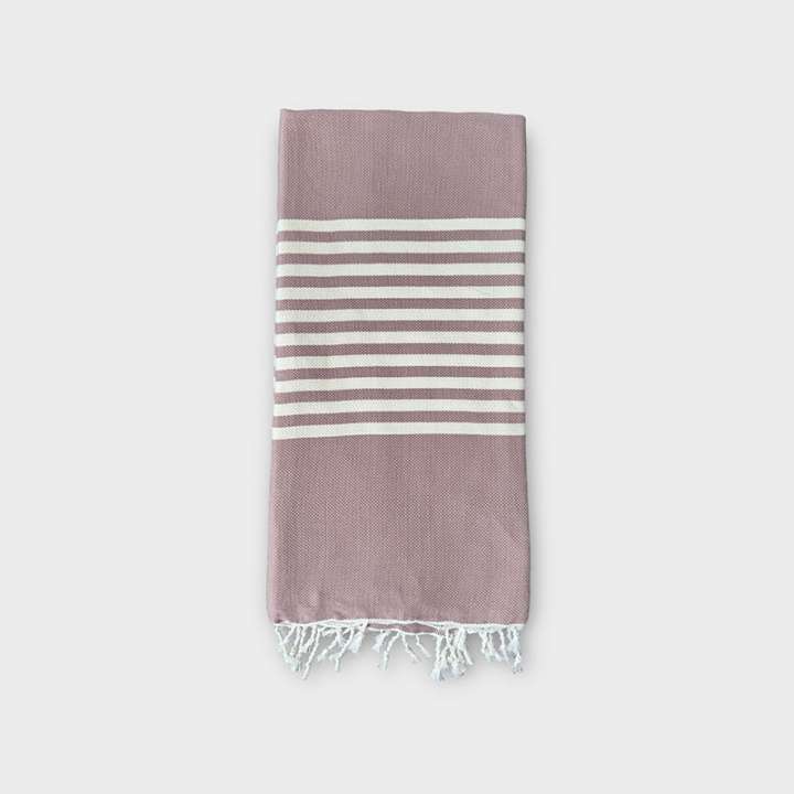Priser på Marokkansk FOUTA hammamhåndklæde Violet