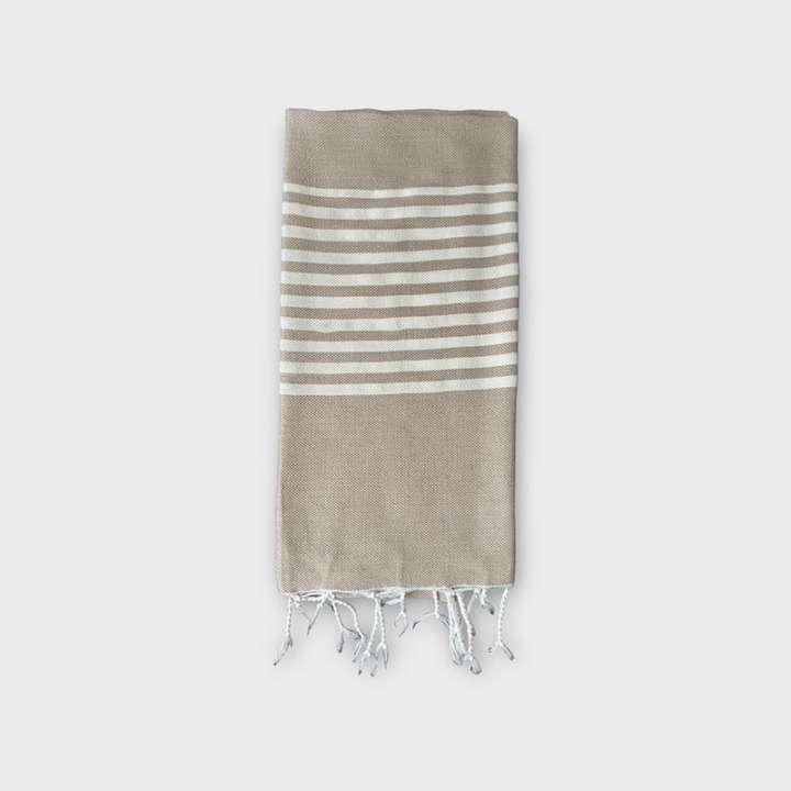 Priser på Marokkansk FOUTA hammamhåndklæde Beige