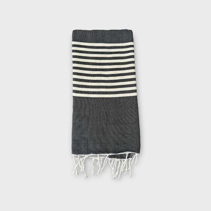 Priser på Marokkansk FOUTA hammamhåndklæde Sort