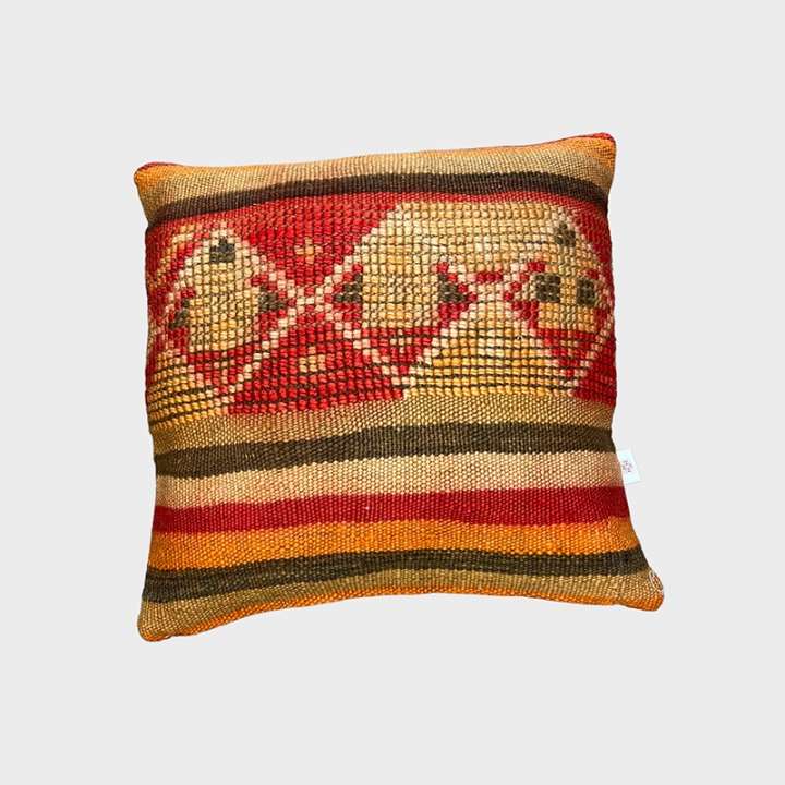Priser på Pudebetræk af vintage tæppe SAHARA DESERT 38x38 Motiv 2