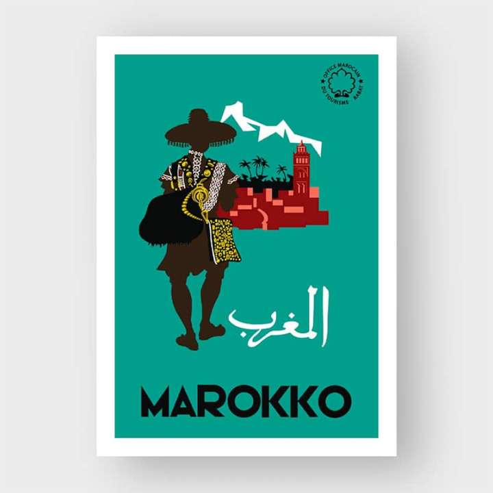 Priser på Plakat MAROKKO 30x40