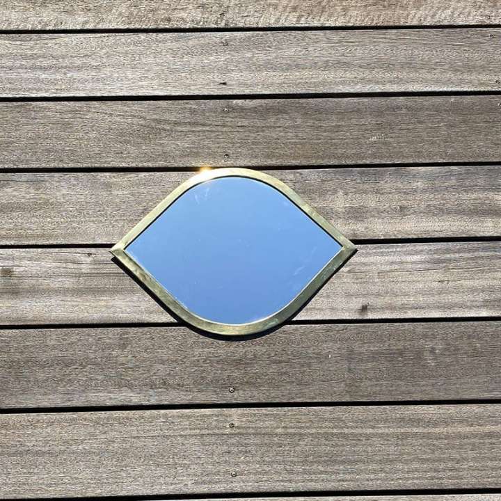 Priser på Spejl øje - guld XS