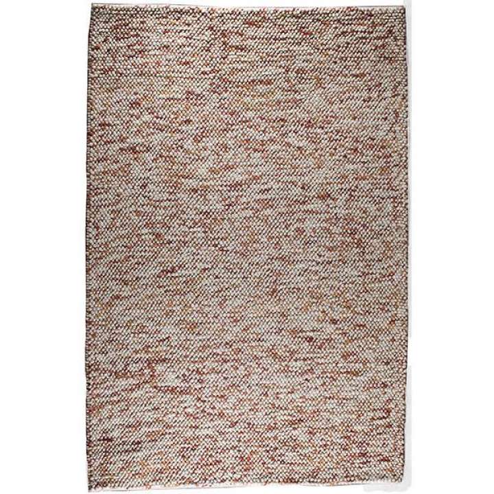 Priser på HC Tæpper Oxford - 80% uld og 20% bomuld - White Rust - 50 x 80 cm