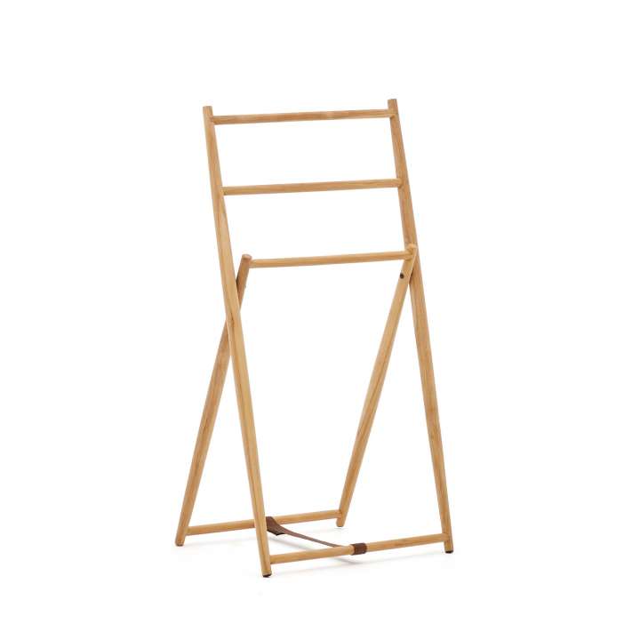Priser på KAVE HOME Roxana håndklædeholder - natur teak (50x95)