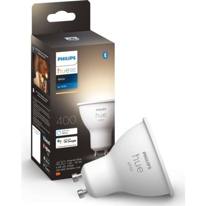 Priser på Philips Hue White GU10 spotpære, 1-pak
