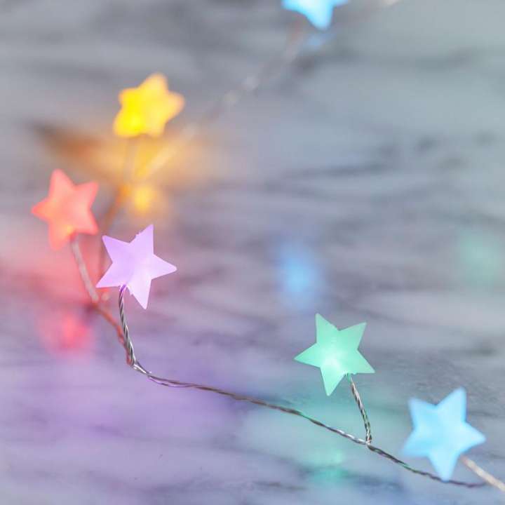 Priser på Sirius - Ally Stjerne Cluster, 40LED, Multi, 2m+30cm