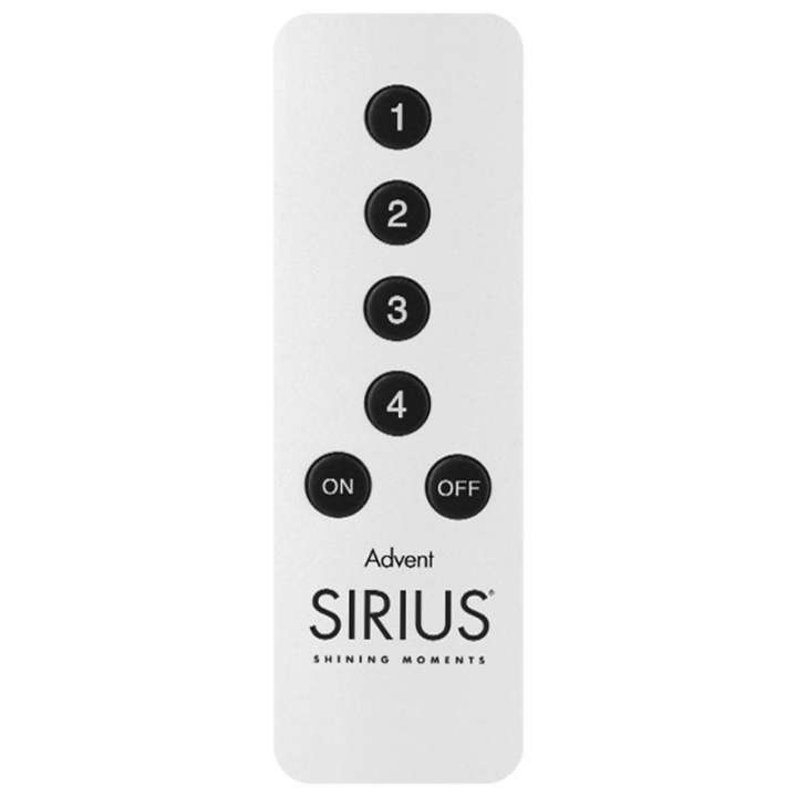 Priser på Sirius - Remote Control Advent, Alu, incl. CR2032