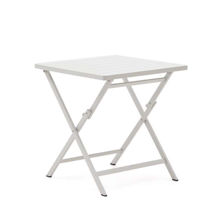 Priser på KAVE HOME Torreta havebord, kvadratisk, foldbar - hvid aluminium (70x70)